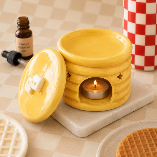 Pancake Stack Shaped Oil Burner