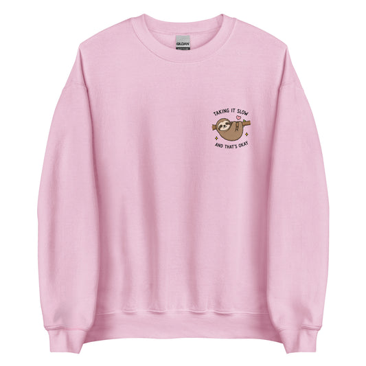 Taking It Slow Sloth Sweatshirt