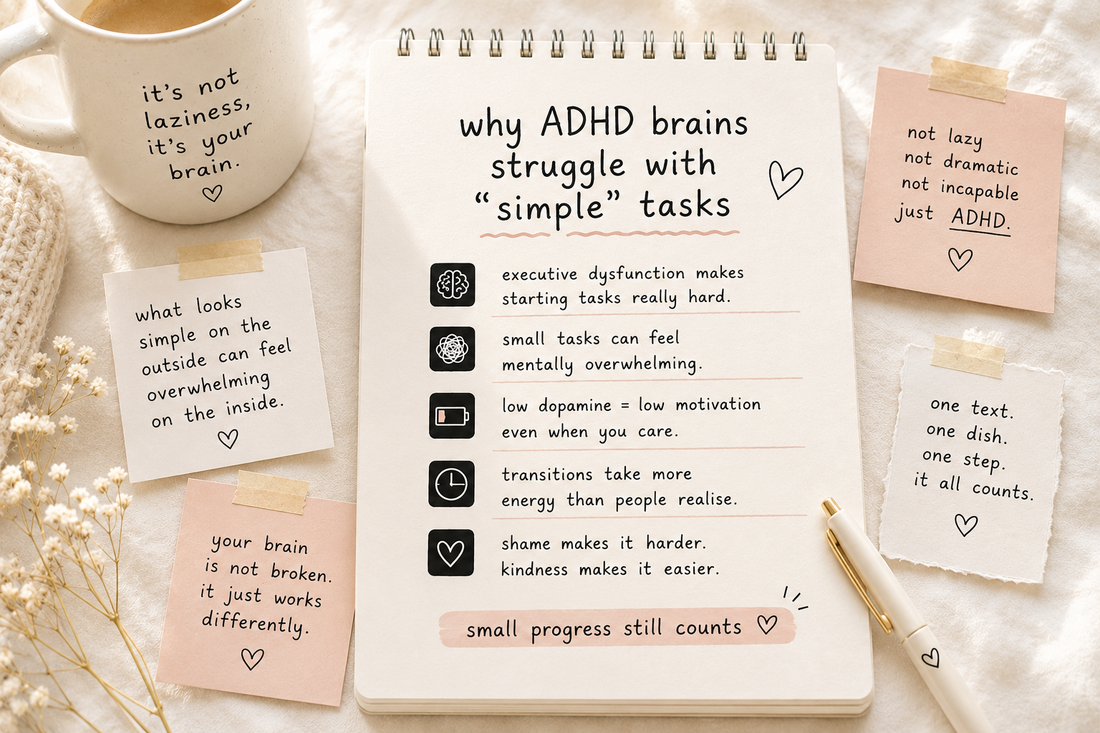 Why ADHD Brains Struggle With “Simple” Tasks