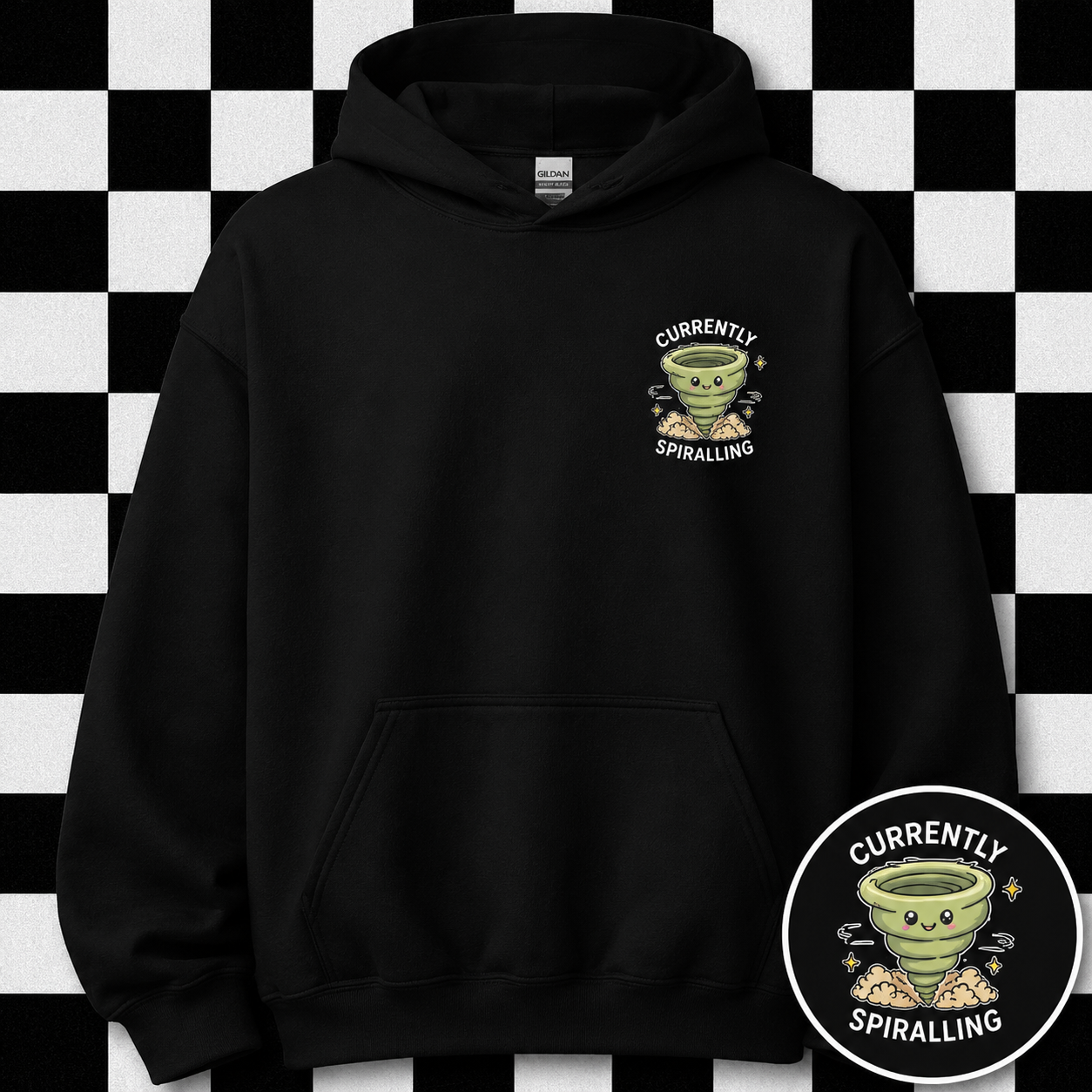 Currently Spiralling Hoodie