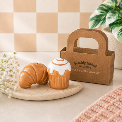 Pastry Shaped Salt and Pepper Shakers