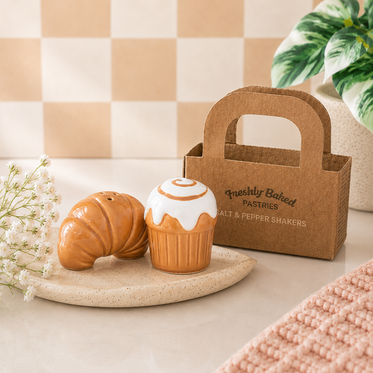 Pastry Shaped Salt and Pepper Shakers