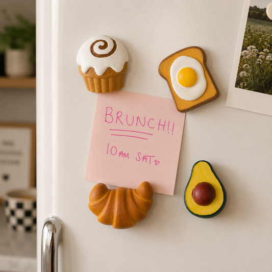Brunch Club Fridge Magnet Set