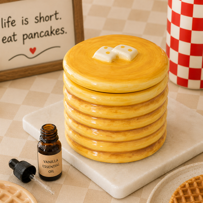 Pancake Stack Shaped Oil Burner