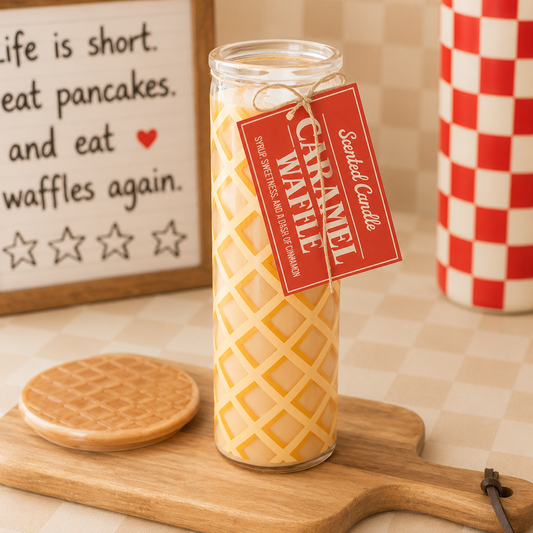 Caramel Waffle Scented Tube Candle