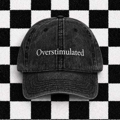 Overstimulated Embroidered Embroidered Cap