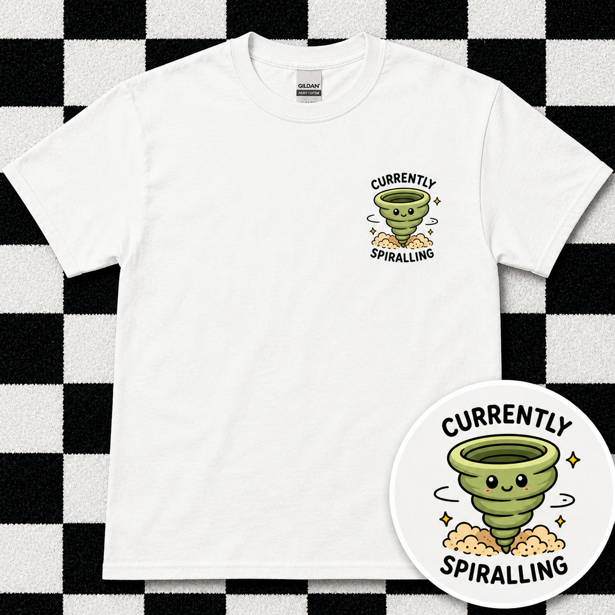 Currently Spiralling T Shirt