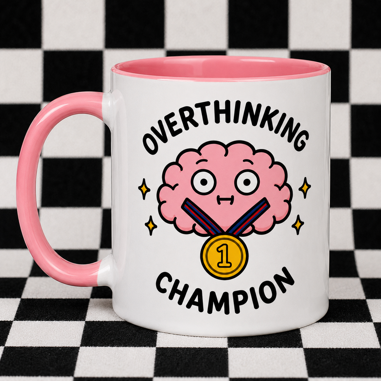 Overthinking Champion Mug