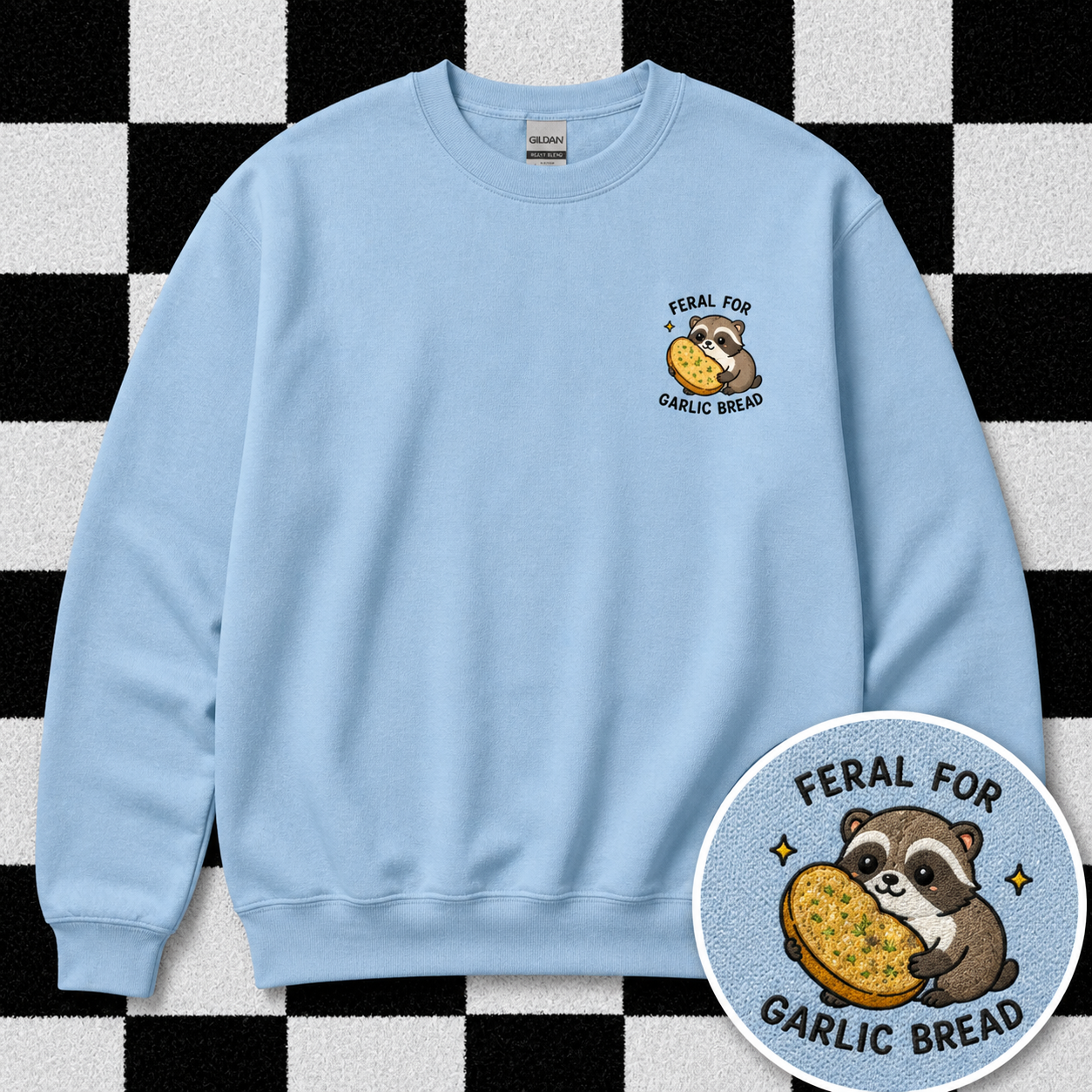 Feral For Garlic Bread Sweatshirt