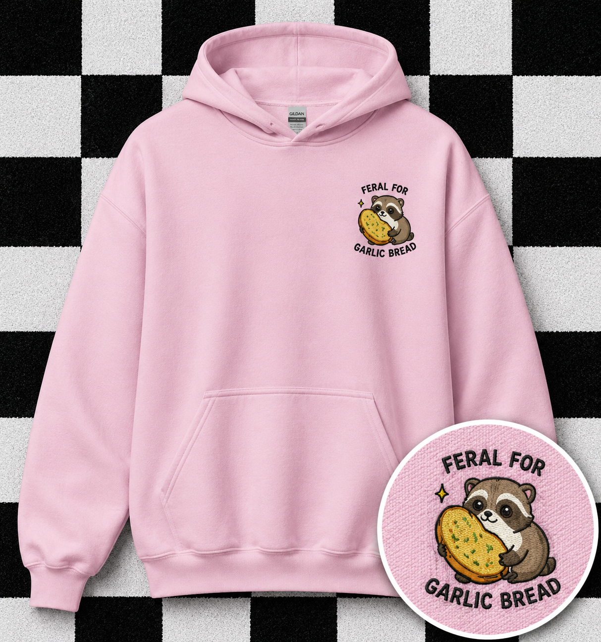 Feral For Garlic Bread Hoodie