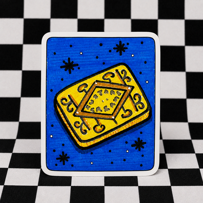 Custard Cream Sticker