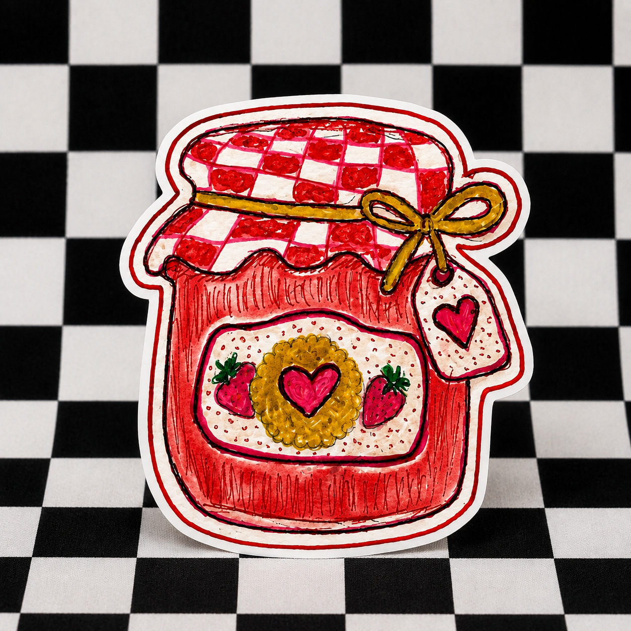 Jam Jar Sticker