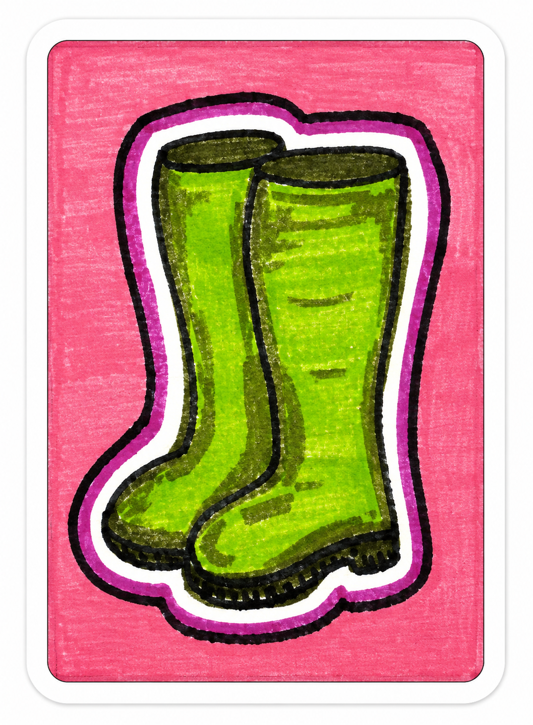 Wellies Sticker