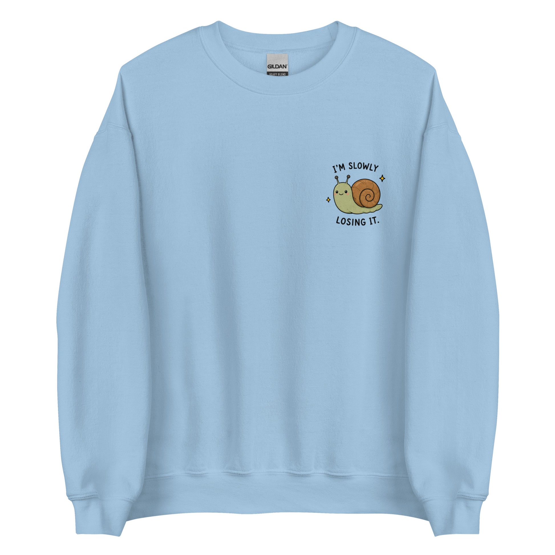 im slowly losing it funny snail sweatshirt