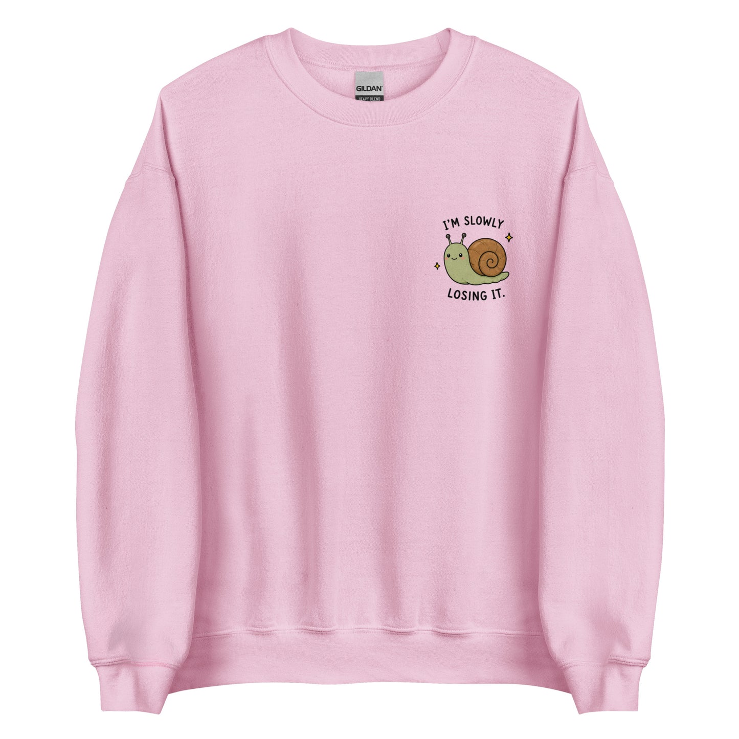 im slowly losing it funny snail sweatshirt