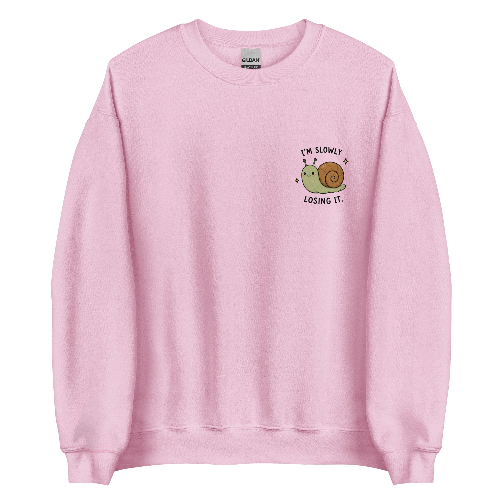 im slowly losing it funny snail sweatshirt